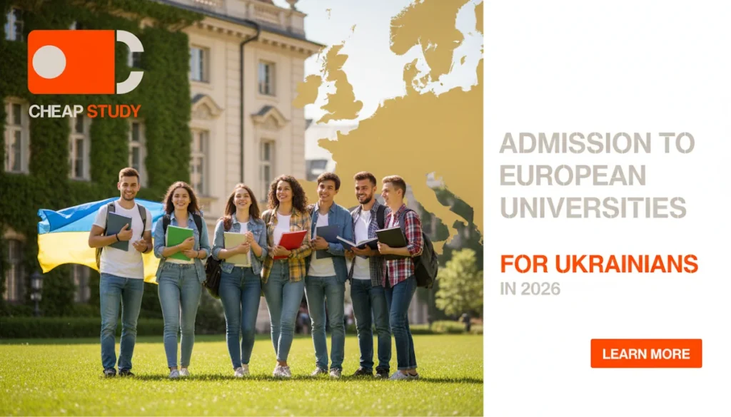 Поступление в вузы Европы для Украинцев в 2026 году: Полный Гайд