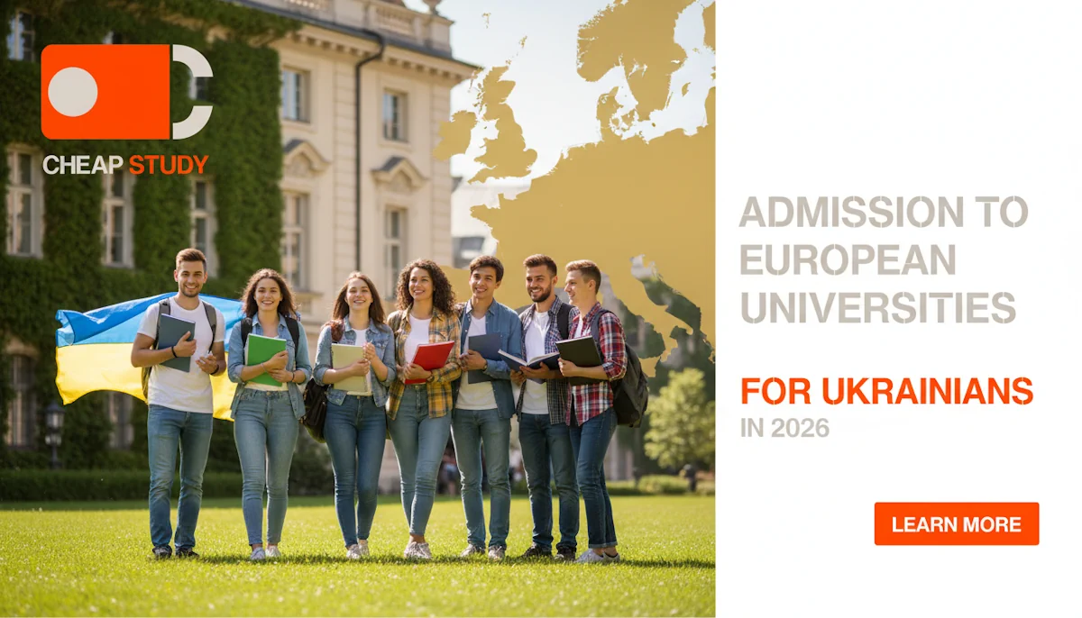 Поступление в вузы Европы для Украинцев в 2026 году